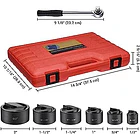 SACABOCADO PERFORADOR DE AGUJERO MANUAL CON RACHET (22.5 A 61.5mm) 3