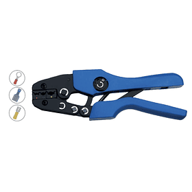 PRENSA TERMINAL MANUAL PARA TERMINALES OJAL, NYLON, PIN, RANGO 0.5 - 6mm2