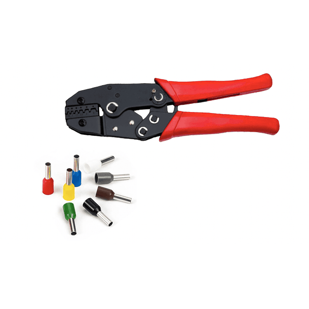 PRENSA TERMINAL MANUAL PARA TERMINALES TUBULARES RANGO 0.5 - 6mm2 