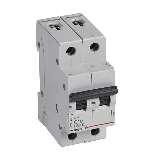 INTERRUPTOR TERMOMAGNETICO 2P 10A 230V 10KA LEGRAND 