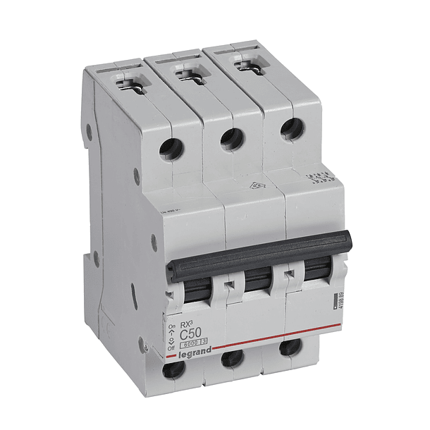 INTERRUPTOR TERMOMAGNETICO 3P 50A 230V 10KA LEGRAND 