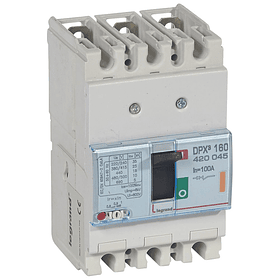 INTERRUPTOR REGULABLE DPX 3P 80A A 100A 25KA LEGRAND