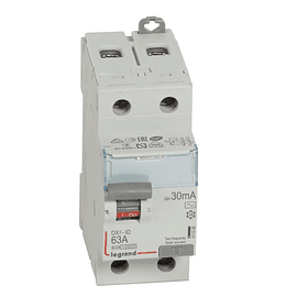 INTERRUPTOR DIFERENCIAL DX3 2P 63A 30ma 230V LEGRAND