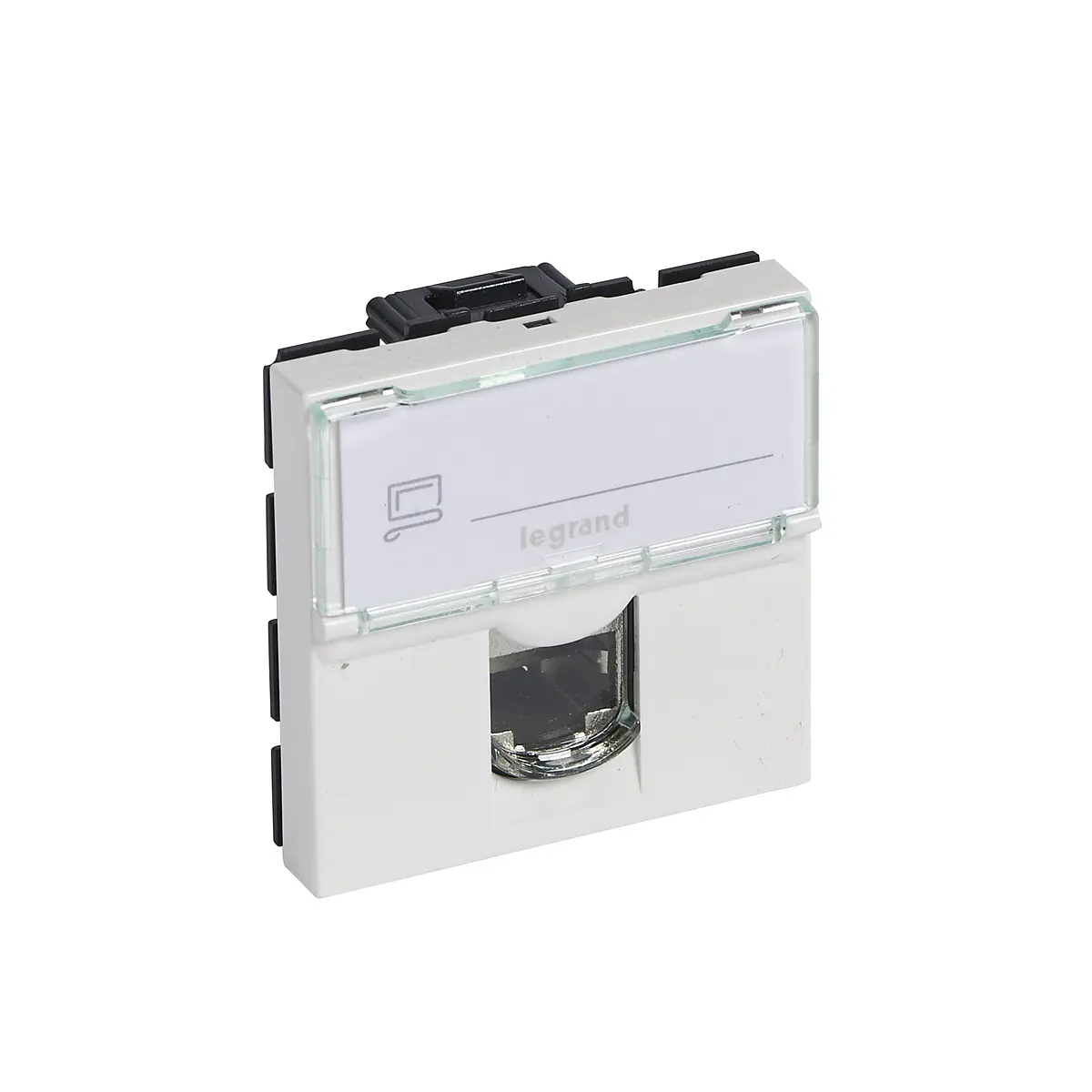 TOMA DADO RJ45 CAT 6A MOSAIC 2 MODULO BLANCO LEGRAND | MCR suministros