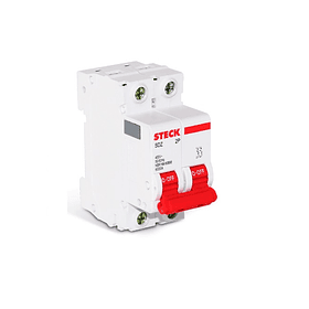 INTERRUPTOR TERMOMAGNETICO 2P 16A 415V 10KA STECK