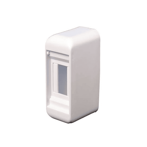 TABLERO PLASTICO PARA ADOSAR 2 POLOS SIN TAPA 