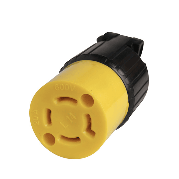 TOMACORRIENTE AEREO PLASTICO ABS 20A 4 LINEAS 600V 