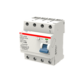 INTERRUPTOR DIFERENCIAL INDUSTRIAL 4P 40A SENSIBILIDAD 300ma ABB