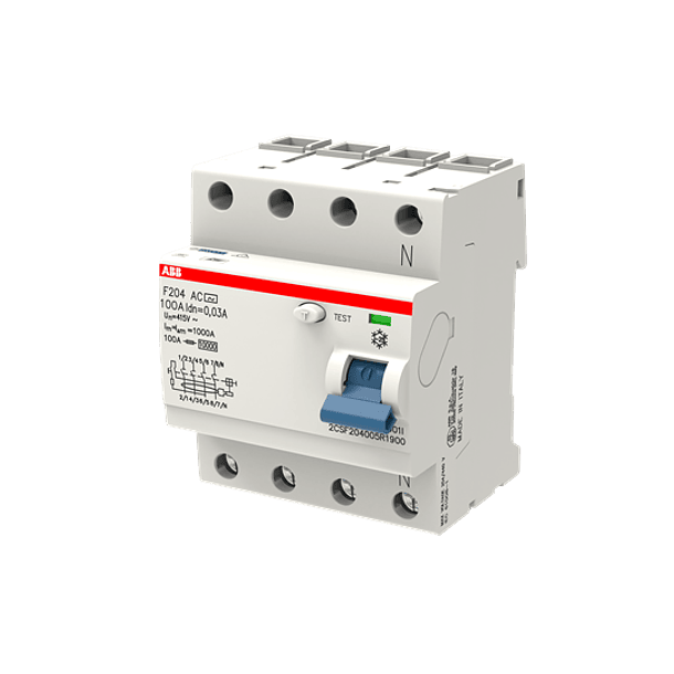 INTERRUPTOR DIFERENCIAL INDUSTRIAL 4P 63A SENSIBILIDAD 30ma ABB 