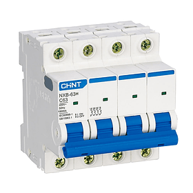 INTERRUPTOR TERMOMAGNETICO 4P 50A 230VAC 10KA CHINT