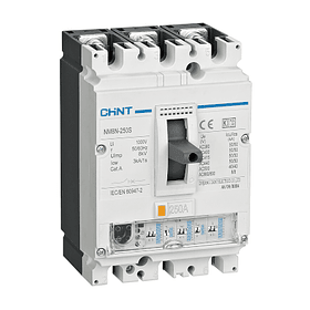INTERRUPTOR DE FUERZA REGULABLE 3P 350 a 500A 50KA 415V CHINT