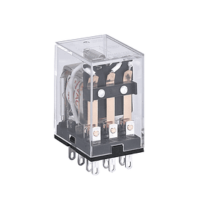 RELE DE 8 PINES BOBINA 110VAC 2NA 2NC INDICADOR CHINT