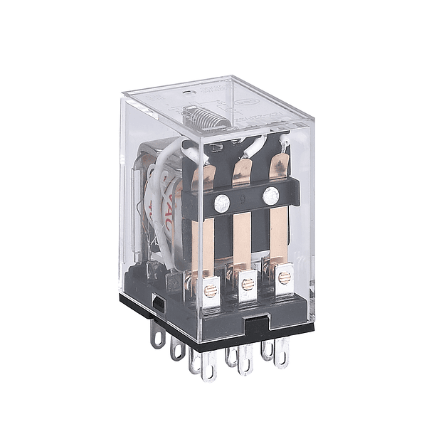 RELE DE 8 PINES BOBINA 110VAC 2NA 2NC INDICADOR CHINT 