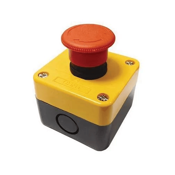 CAJA PULSADOR DE EMERGENCIA ROJO CABEZA 40mm 1NC CHINT 