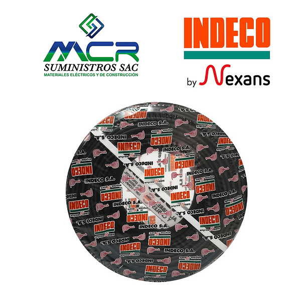 CABLE CONDUCTOR 16AWG NEGRO AUTOMOTRIZ 300V GPT-3 ROLLO 100m INDECO 