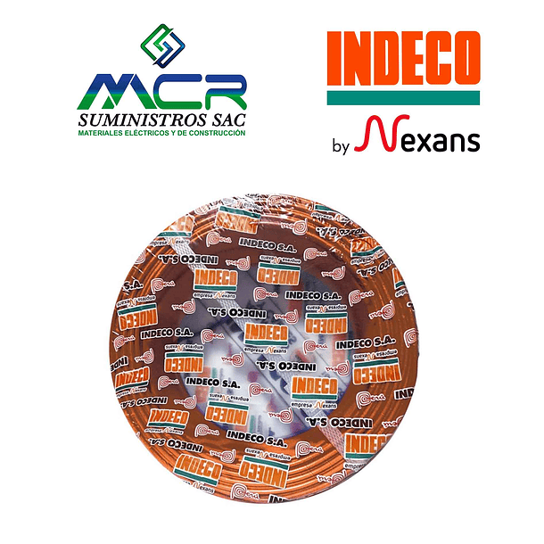 CABLE CONDUCTOR 14AWG NARANJA AUTOMOTRIZ 300V GPT-3 ROLLO 100m INDECO 