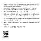 ACEITE SINTÉTICO PARA MOTOR 2 TIEMPOS 100ml 3 oz TRUPER 5