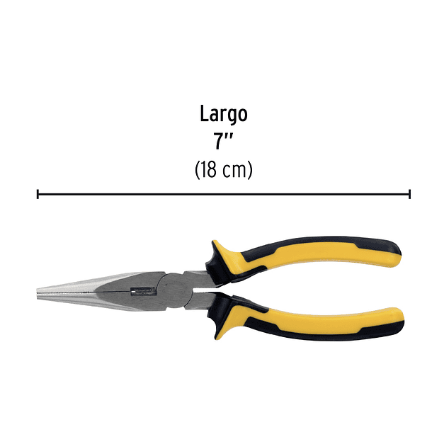 ALICATE DE PUNTA Y CORTE COFORT GRIP 7” 18cm PRETUL 3