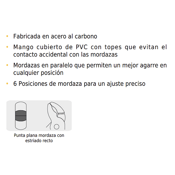 ALICATE PICO LORO COFORT GRIP 10” 25cm PRETUL 4