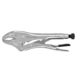 ALICATE DE PRESION CURVO 5” 13cm APERTURA 32mm TRUPER