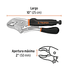 ALICATE DE PRESION CURVO MANGO DE VINIL 10” 25cm TRUPER 3