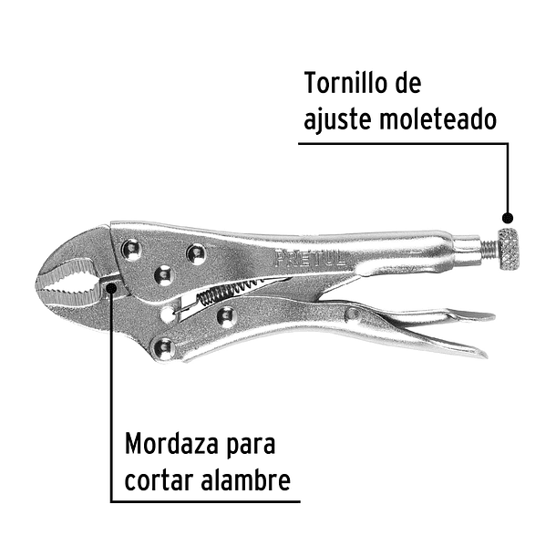 ALICATE DE PRESION CURVO 5