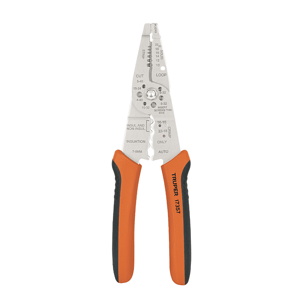 ALICATE PELACABLE 24 A 12 AWG 8” 20cm TRUPER 1