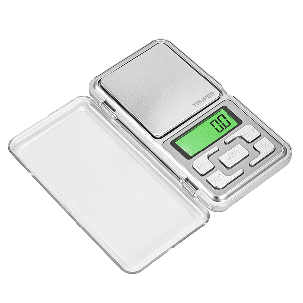 BALANZA ELECTRONICA DE BOLSILLO CAPACIDAD 500g TRUPER 1