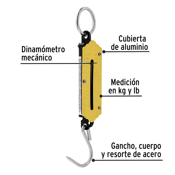 BALANZA ROMANAS DE RESORTE BASIC 12KG PRETUL 2