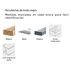 JUEGO BROCAS DE ALTA VELOCIDAD BLISTER 5 PIEZAS PRETUL 3