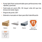 BROCA MILIMETRICA  ZANCO P3 DIAM 8 mm LARG 11.7 cm TRUPER 2