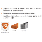 JUEGO DE 6 BROCAS PARA CONCRETO Y LADRILLO 6” TRUPER 2