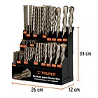 MUEBLE EXHIBIDOR DESPACHADOR CON BROCAS PARA CONCRETO TRUPER 1