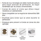 BROCA PARA CONCRETO SDS PLUS DIAMETRO  3/6
