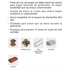 BROCA PARA CONCRETO SDS PLUS DIAMETRO 1/4