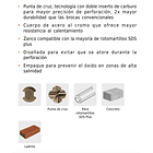 BROCA PARA CONCRETO SDS PLUS DIAMETRO 3/8