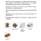 BROCA PARA CONCRETO SDS PLUS DIAMETRO 3/8