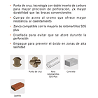 BROCA PARA CONCRETO SDS PLUS DIAMETRO 3/8