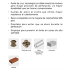 BROCA PARA CONCRETO SDS PLUS DIAMETRO 3/4