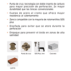 BROCA PARA CONCRETO SDS PLU DIAMETRO 18mm LARGO 460mm TRUPER 3