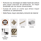 BROCA PARA CONCRETO SDS MAX DIAMETRO 1 1/8