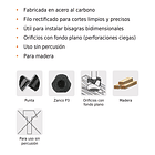 BROCA PARA MADERA FORSTNER DIAMETRO  25mm 1” TRUPER 3