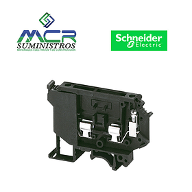 BORNERA PORTA FUSIBLE TORNILLO 4mm2 500V MAX 6.3A Schneider