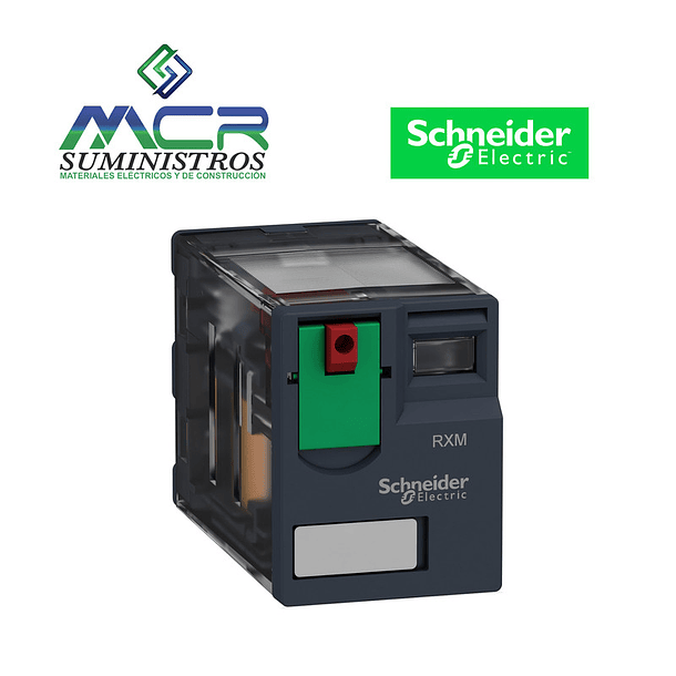 RELAY MINIATURA RXM 120VAC 4CA 6A 14 PINES Schneider 
