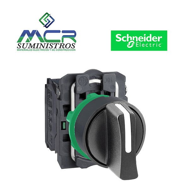 SELECTOR PLASTICO MANIJA ESTANDAR 3 POSICIONES 2NA Schneider 