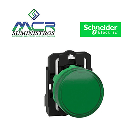 PILOTO LED SEÑALIZACION PLASTICO 120 VAC VERDE Schneider