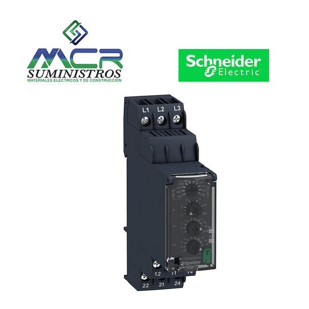 RELE DE CONTROL SOBREVOLTAJE FASE 0.1 a 30s IP50 Schneider 