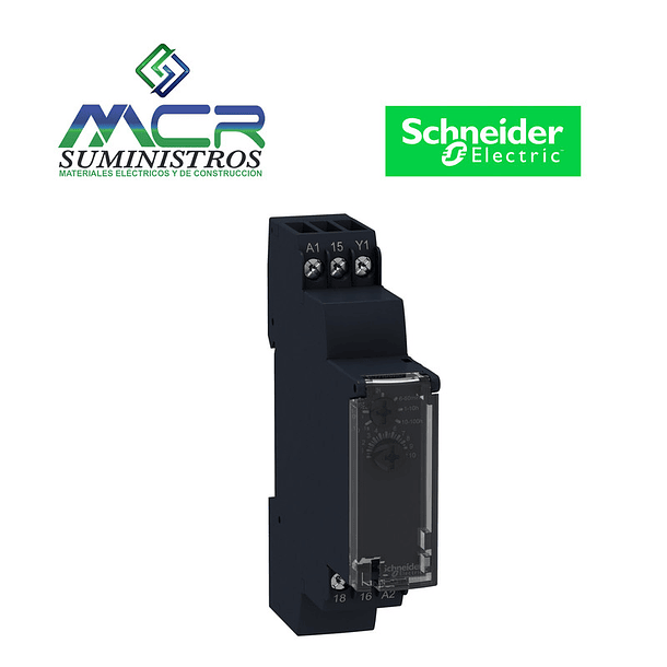 RELE TEMPORIZADOR A CONEXION 24 VDC 240VAC 10-100h Schneider 