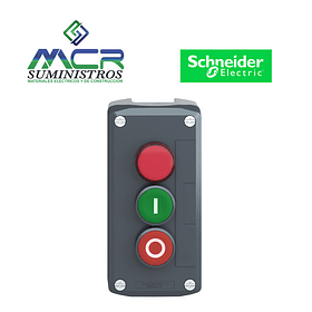 ESTACION DE MANDO CAJA 1NA+1NC CON PILOTO ROJO LED Schneider