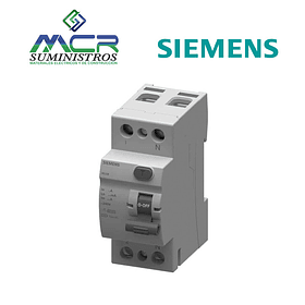INTERRUPTOR DIFERENCIAL 2 POLOS 63 AMPERIOS 30ma SIEMENS
